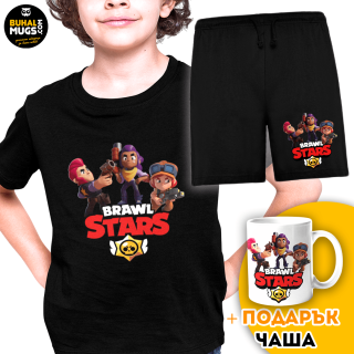 Детски комплект Brawl Stars (черен)
