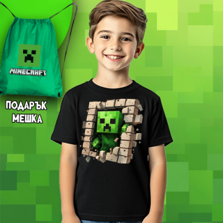 Детска тениска Майнкрафт (Minecraft 03)