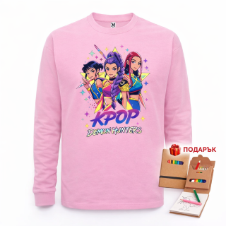 K-POP DEMON-HUNTERS  ( детска блуза pink ) 03