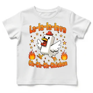 Детска тениска „Lava Chicken"