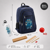 PRO Ученическа раница „67" 23L + 3 подаръка - комплект за 15 септември - Image 3